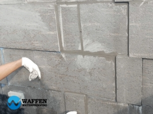 Waterproofing service works - tile painting