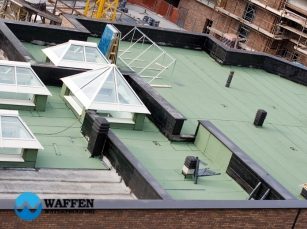 waterproofing service works - Roof top torch on membrane waterproofing system